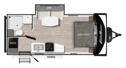 Heartland Eddie Bauer 210RB floor plan