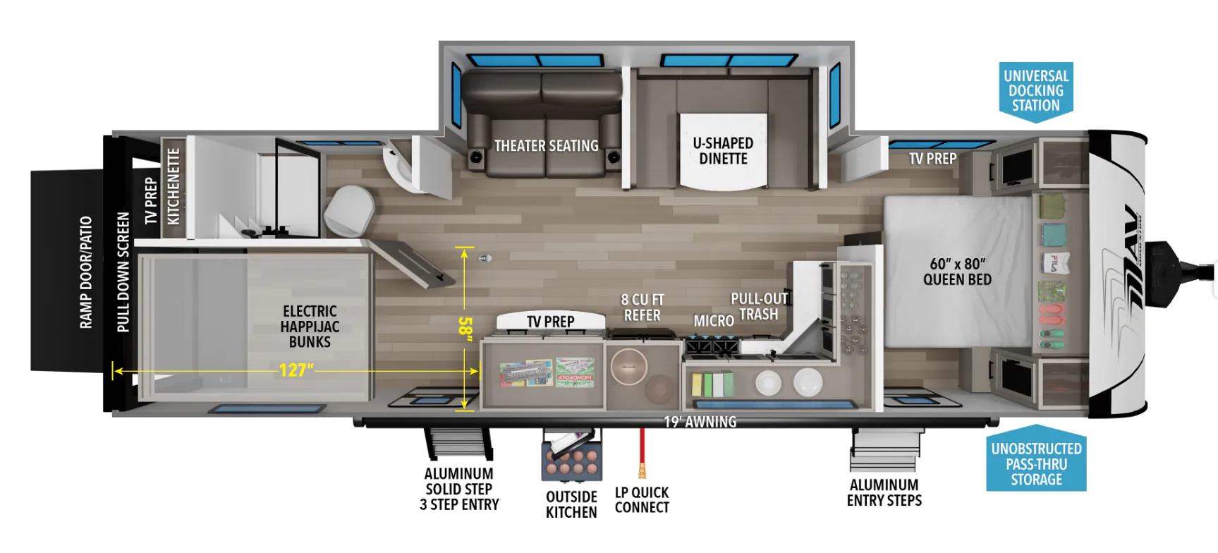 Grand Design Momentum MAV 28MAV floor plan