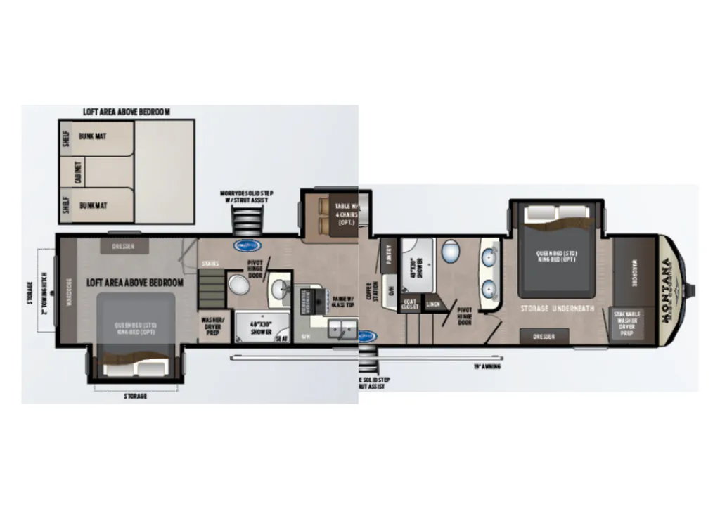 2020 Keystone Montana High Country 376FL floor plan