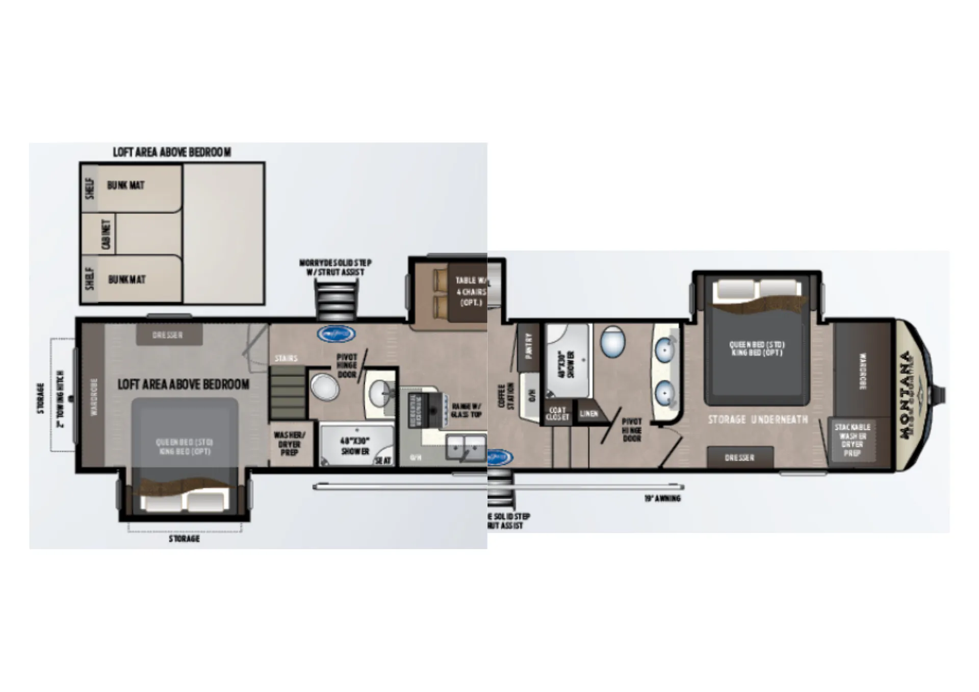 Keystone Montana High Country 376FL floor plan