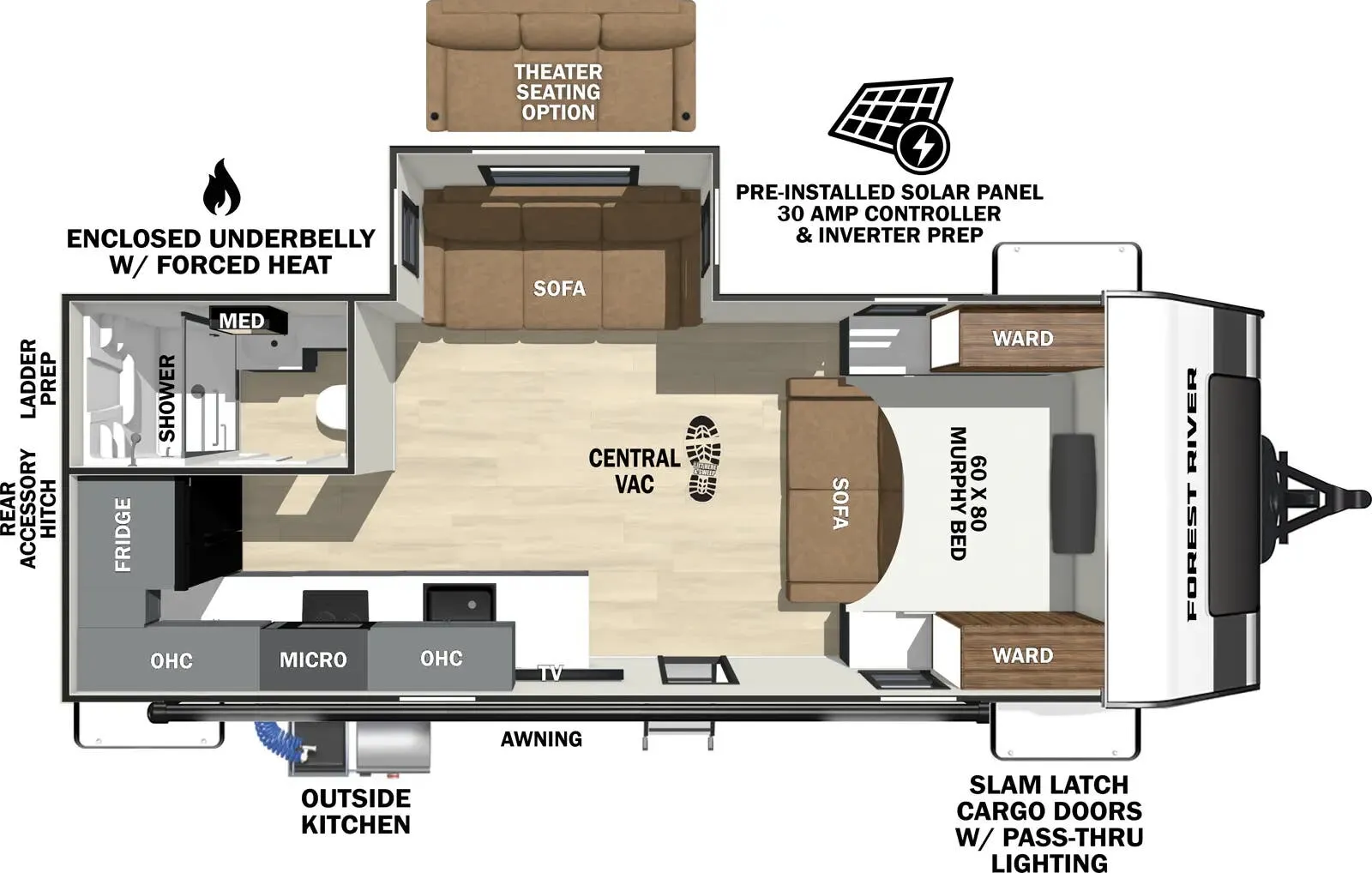 Forest River IBEX 20MRK floor plan