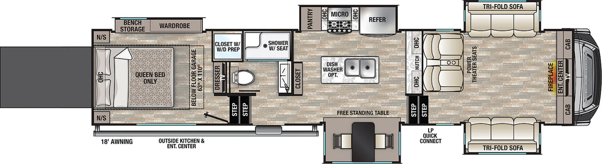 2021 Forest River Cedar Creek 385TH