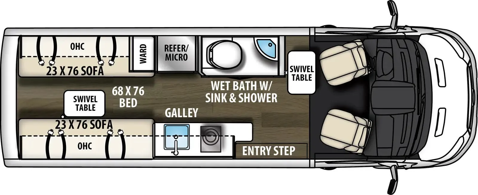 2025 Coachmen Beyond 22D - Floor plan