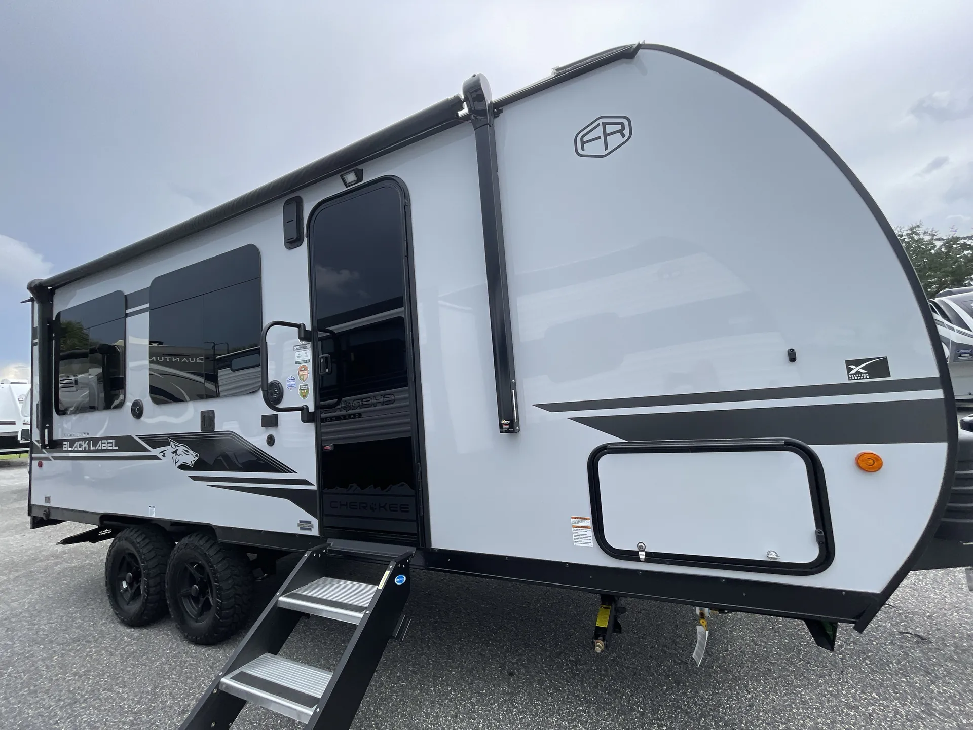 2027 Forest River Cherokee Grey Wolf Black Label 18RRBL — campside