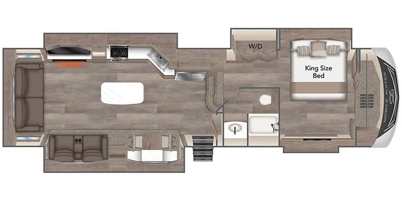 DRV Mobile Suites MS 40KSSB4 floor plan