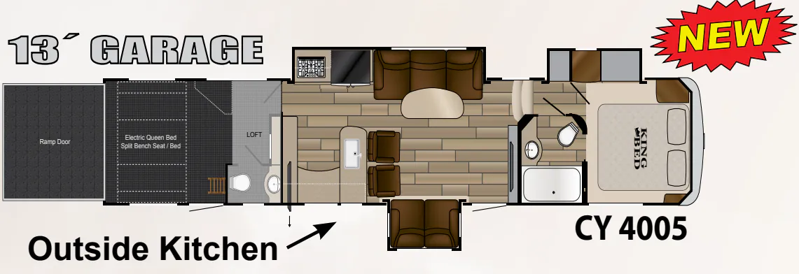 Heartland Cyclone 4005 floor plan