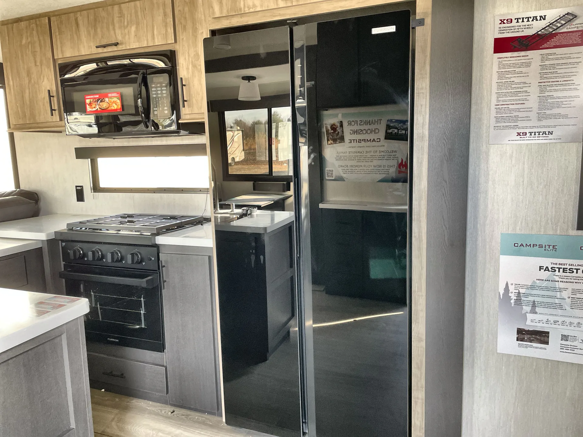 2026 Forest River Campsite Elite 36AK — fridge