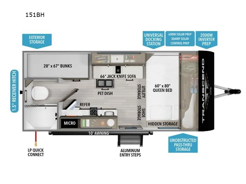 2026 Grand Design Transcend One 151BH - Photo 3
