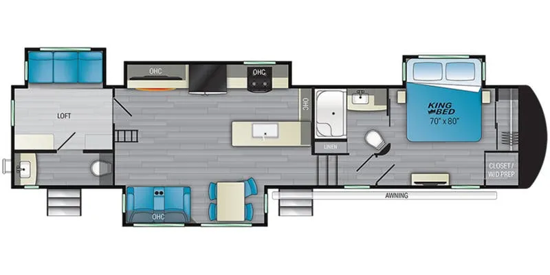 Heartland Big Country BC 3875 ROL floor plan