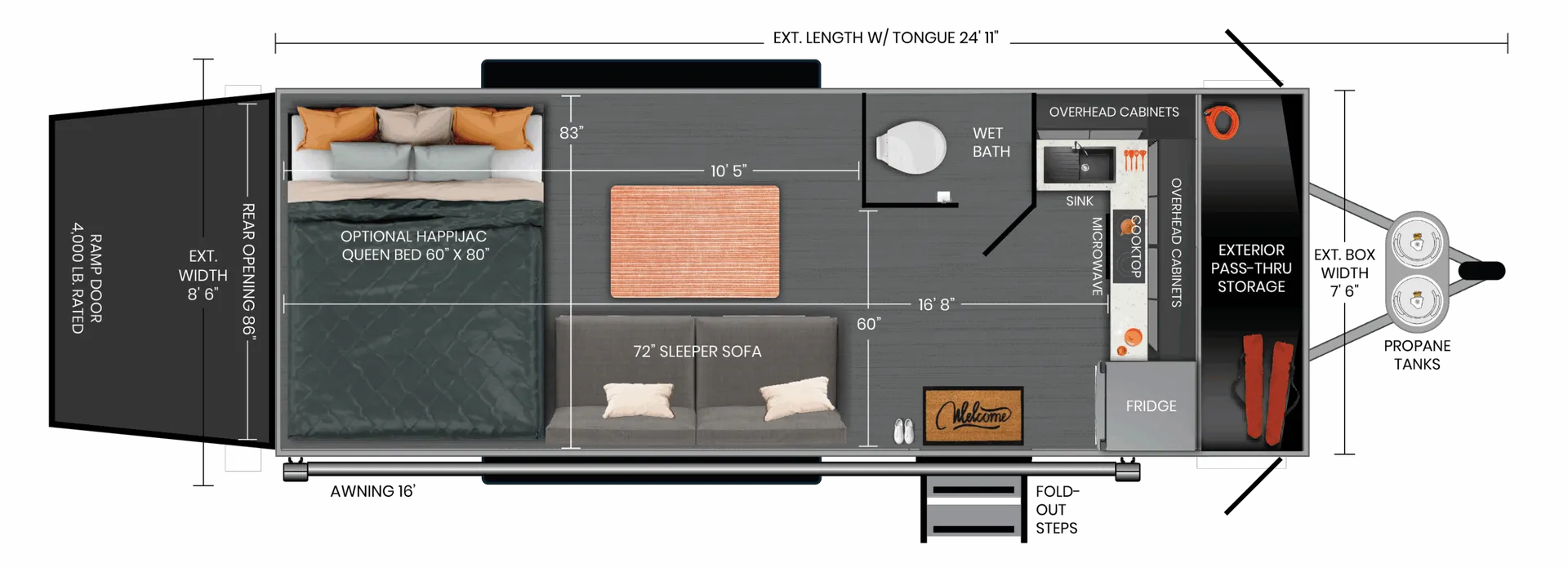 2026 Atc Pla 450 2016 - Floor plan