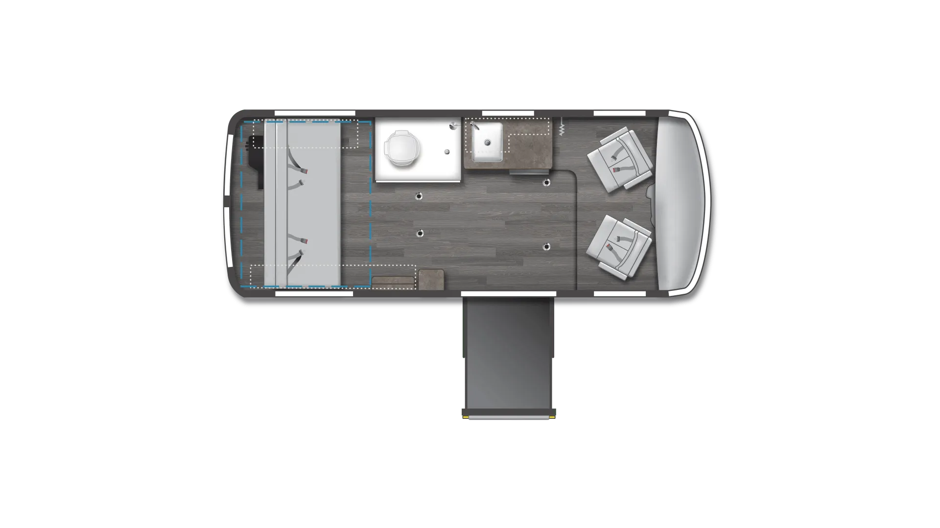 Winnebago Roam U59RB floor plan