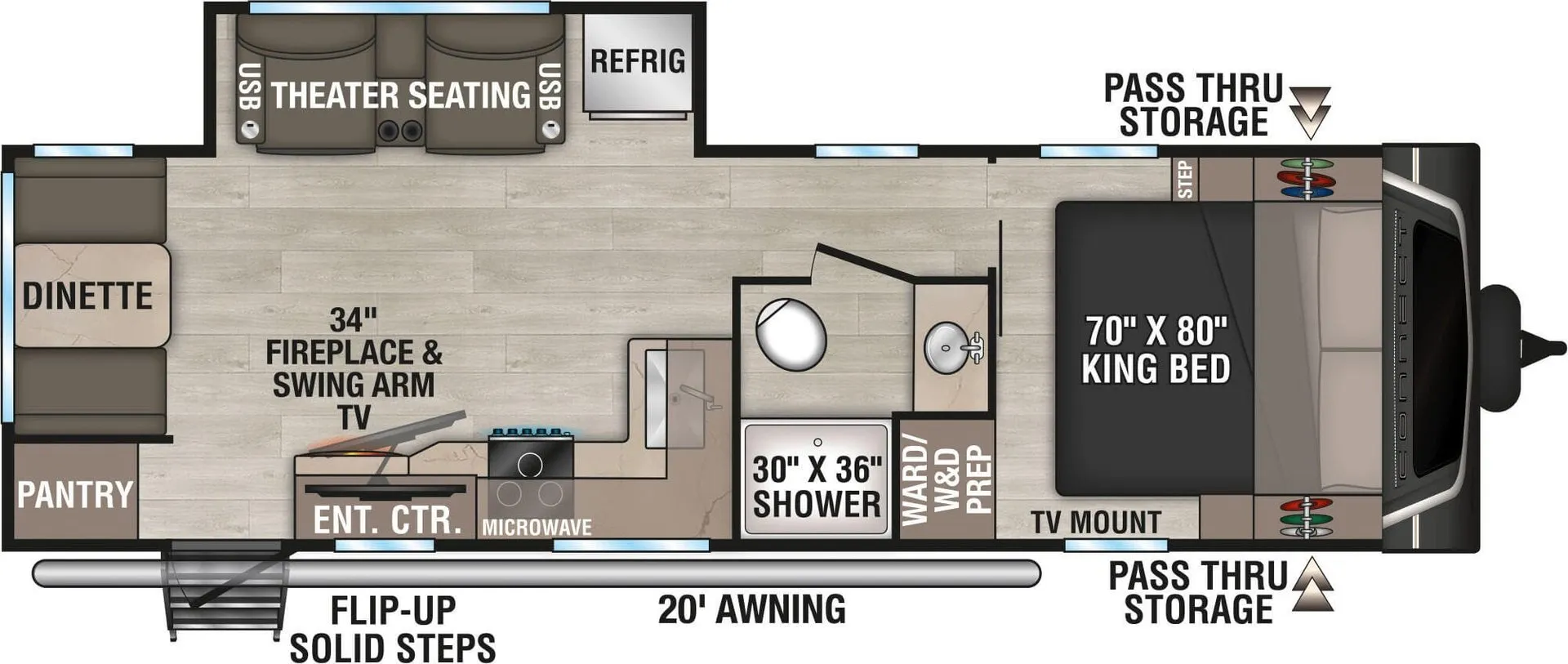 K-Z Connect C271RL floor plan