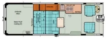 Sportsmobile Express 151S floor plan