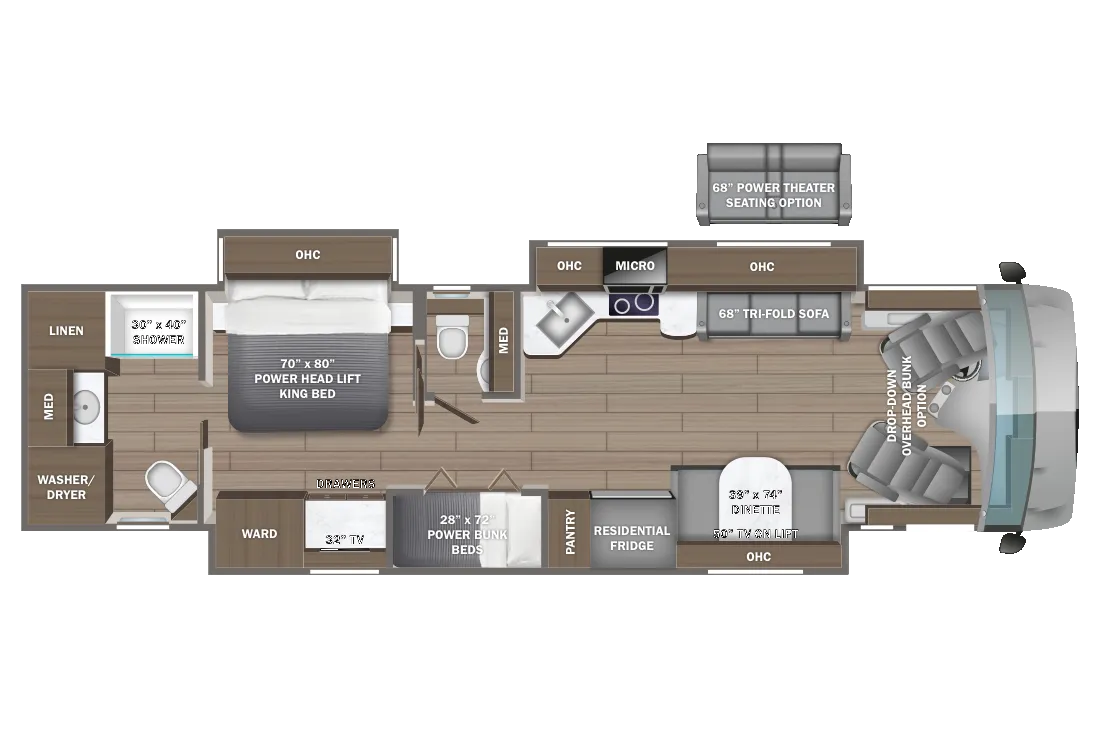 Entegra Coach Reatta 39BH floor plan