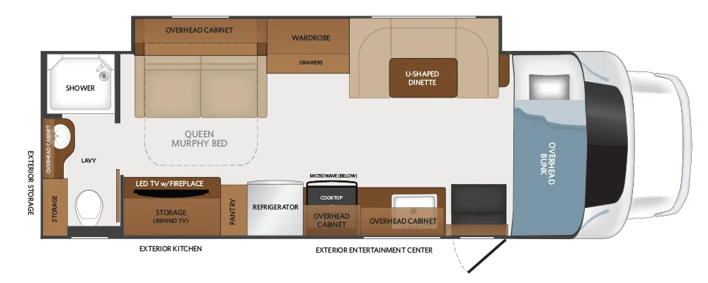 2025 Fleetwood Altitude 27U - Floor plan