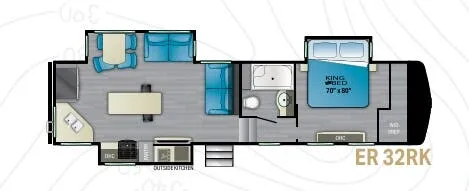 Heartland ElkRidge 32RK floor plan