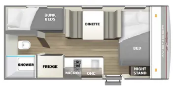 Prime Time Avenger LT 16BH floor plan