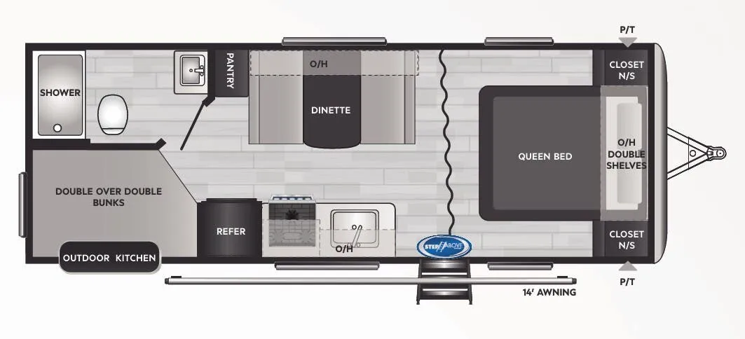 2023 Keystone Springdale 220BHWE - Floor plan