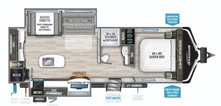 Grand Design Imagine 2670MK floor plan