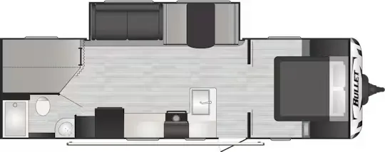 Keystone Bullet Crossfire 2730BH floor plan
