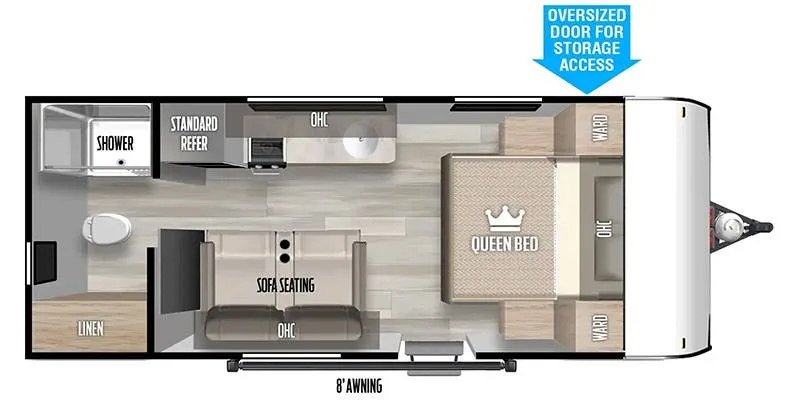2024 Forest River Salem FSX 164RBLE - Floor plan