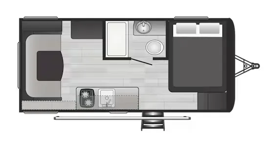Keystone Hideout 177RD floor plan