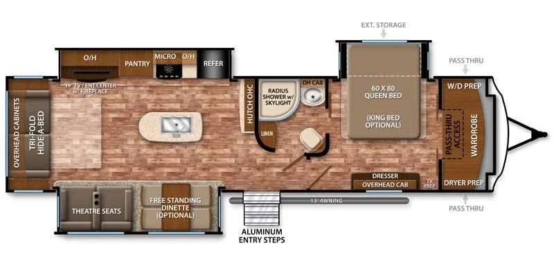 2017 REFLECTION 313RTLS 313RTLS - Floor plan