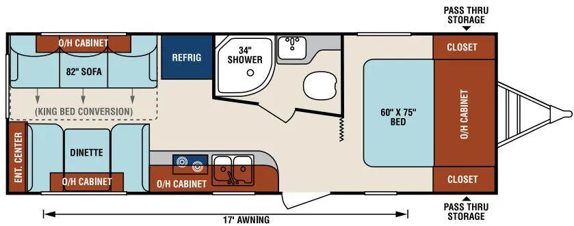 Venture RV Sonic SN230VRL floor plan