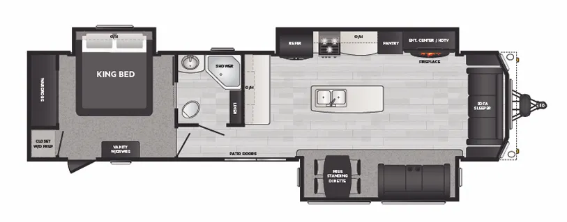 2021 Keystone Residence 40MKTS - Floor plan