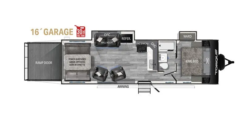 Heartland Torque TQ T281 floor plan