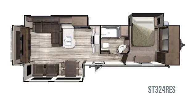 Highland Ridge Silverstar ST324RES floor plan