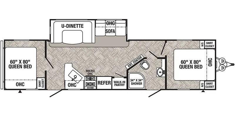 Palomino Puma 28BHSS2 floor plan