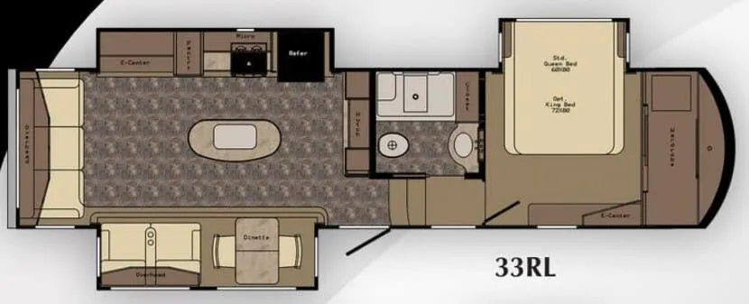 CrossRoads Cameo 33RL floor plan