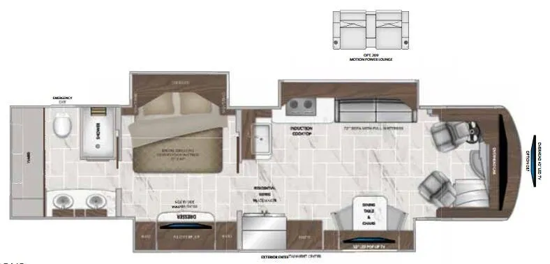 American Coach American Tradition 37S floor plan