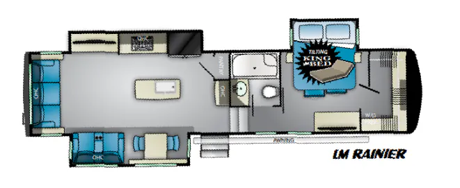 Heartland Landmark LM Rainier floor plan
