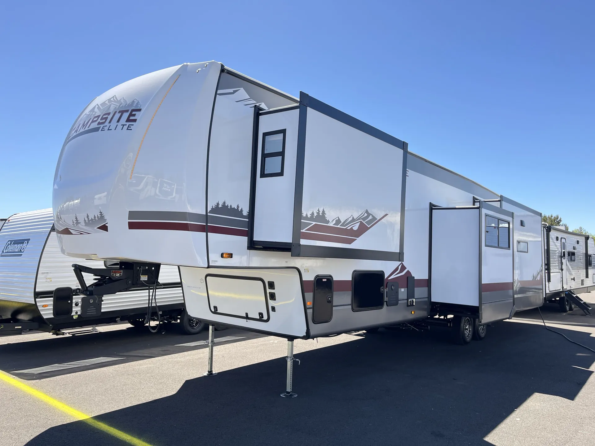 2027 Forest River Campsite Elite 36RF — off campside