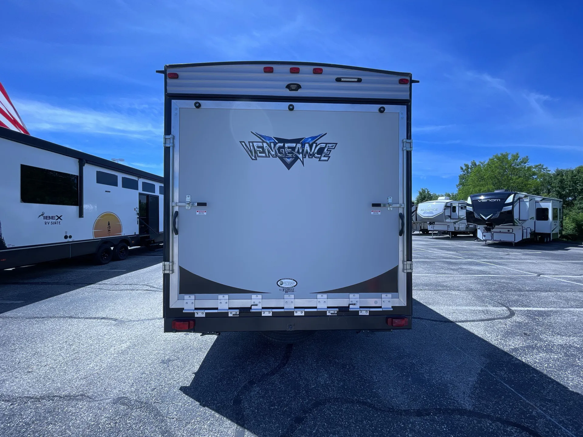 2018 Forest River Vengeance 25V — backside