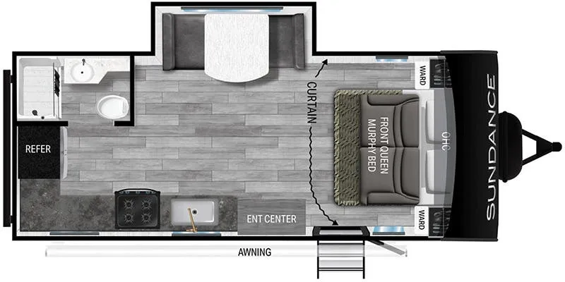 Heartland Sundance Ultra-Lite SDTT 181 floor plan