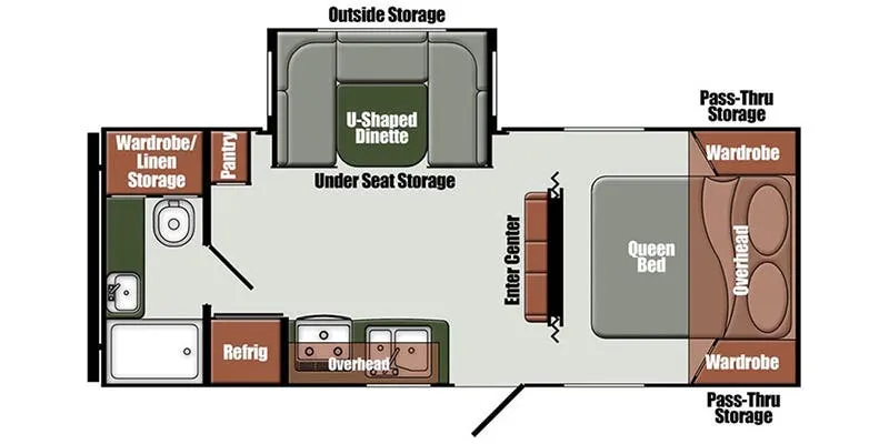 Gulf Stream Envision Signature 24RBS floor plan