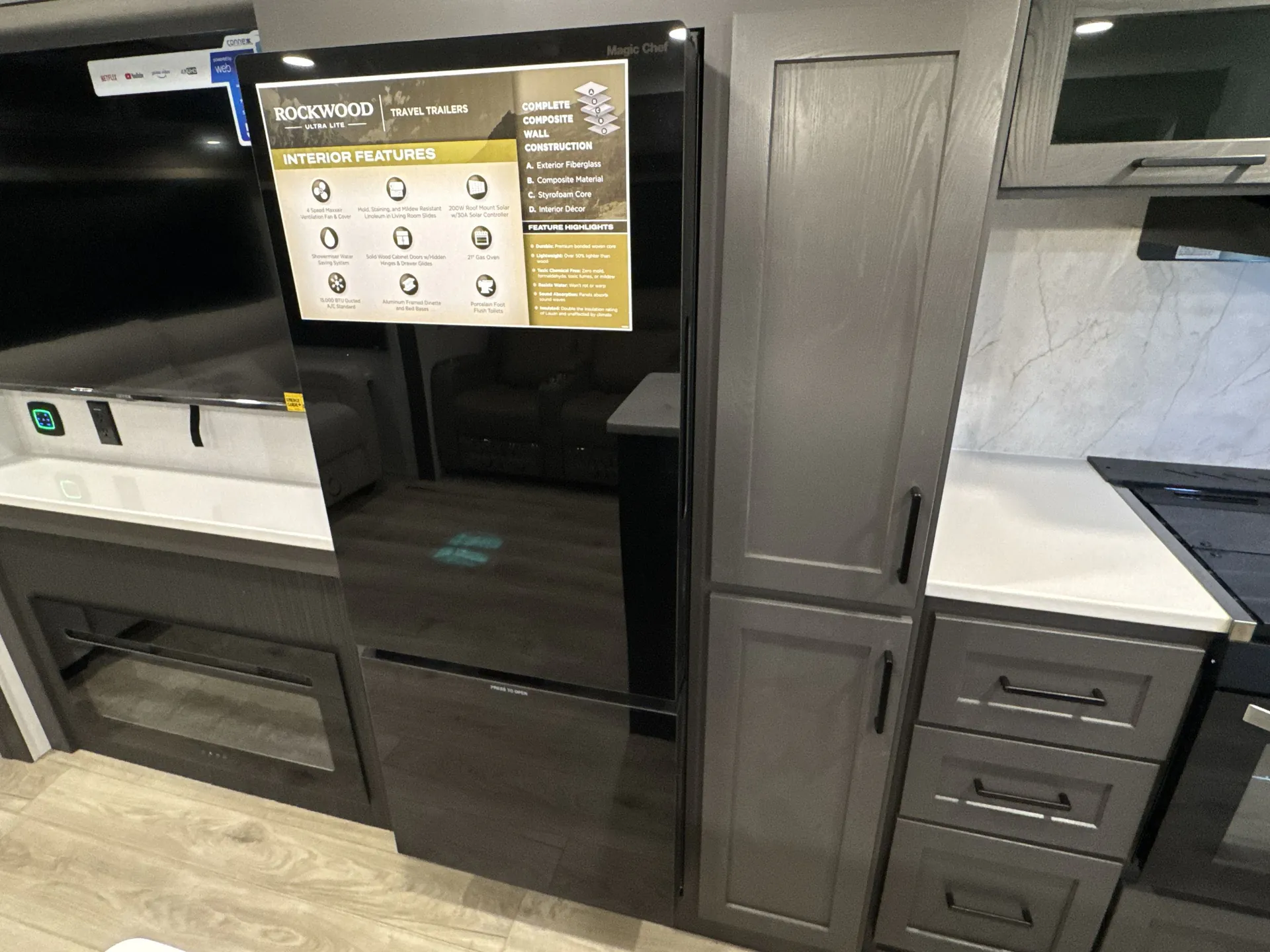 2026 Forest River Rockwood Ultra Lite 2906RL — fridge