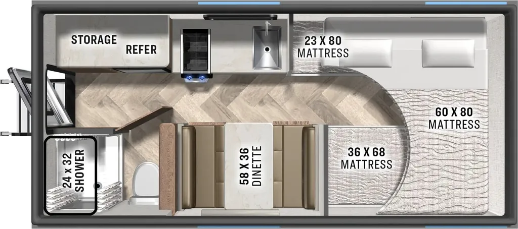 2026 Palomino O.V.E 15.2 floor plan