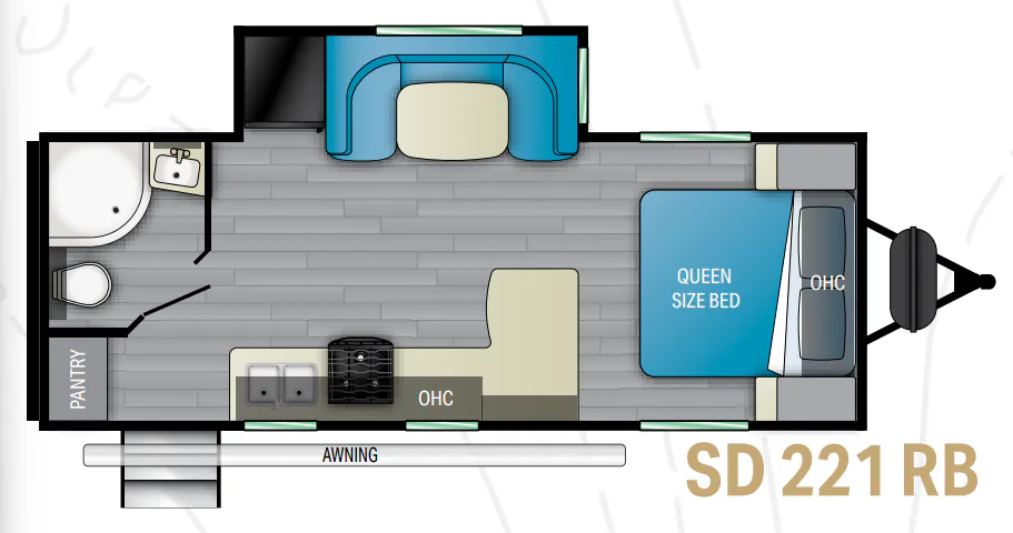 Heartland Sundance 221RB floor plan