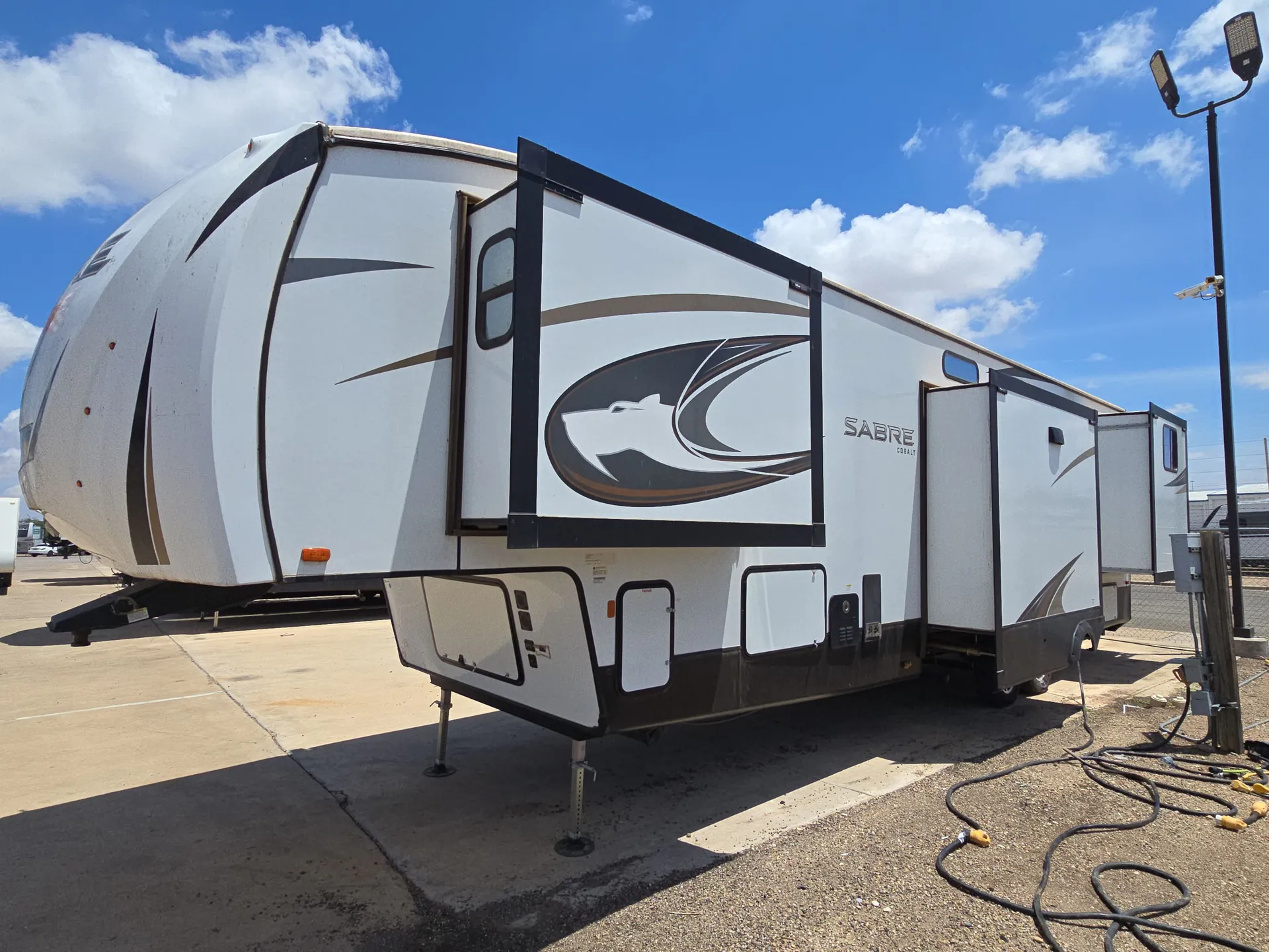 2023 Forest River Sabre 350BH — off campside