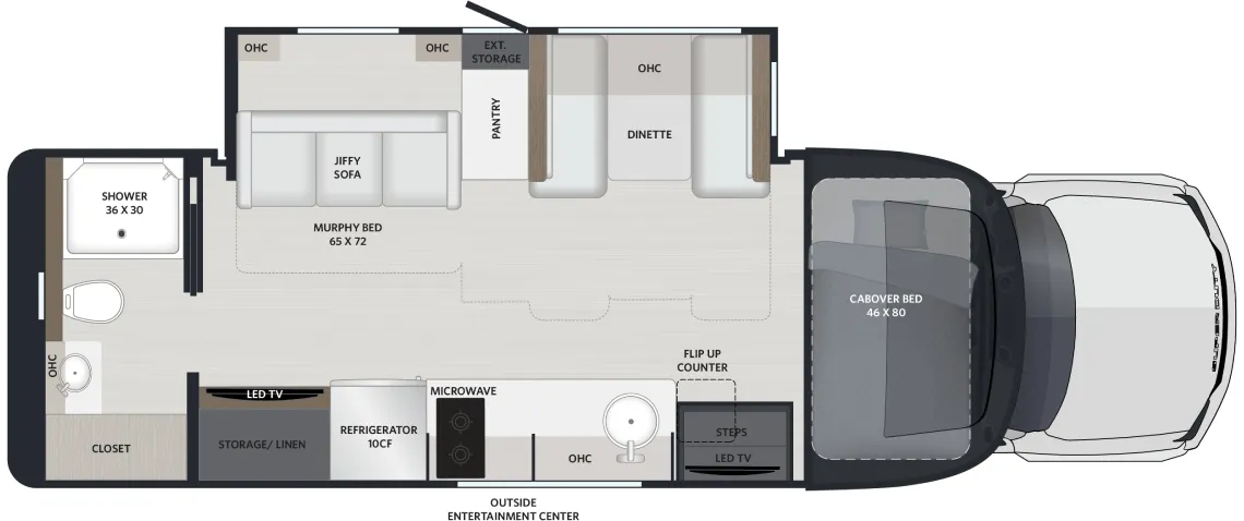 Renegade RV Veracruz 30VRM floor plan