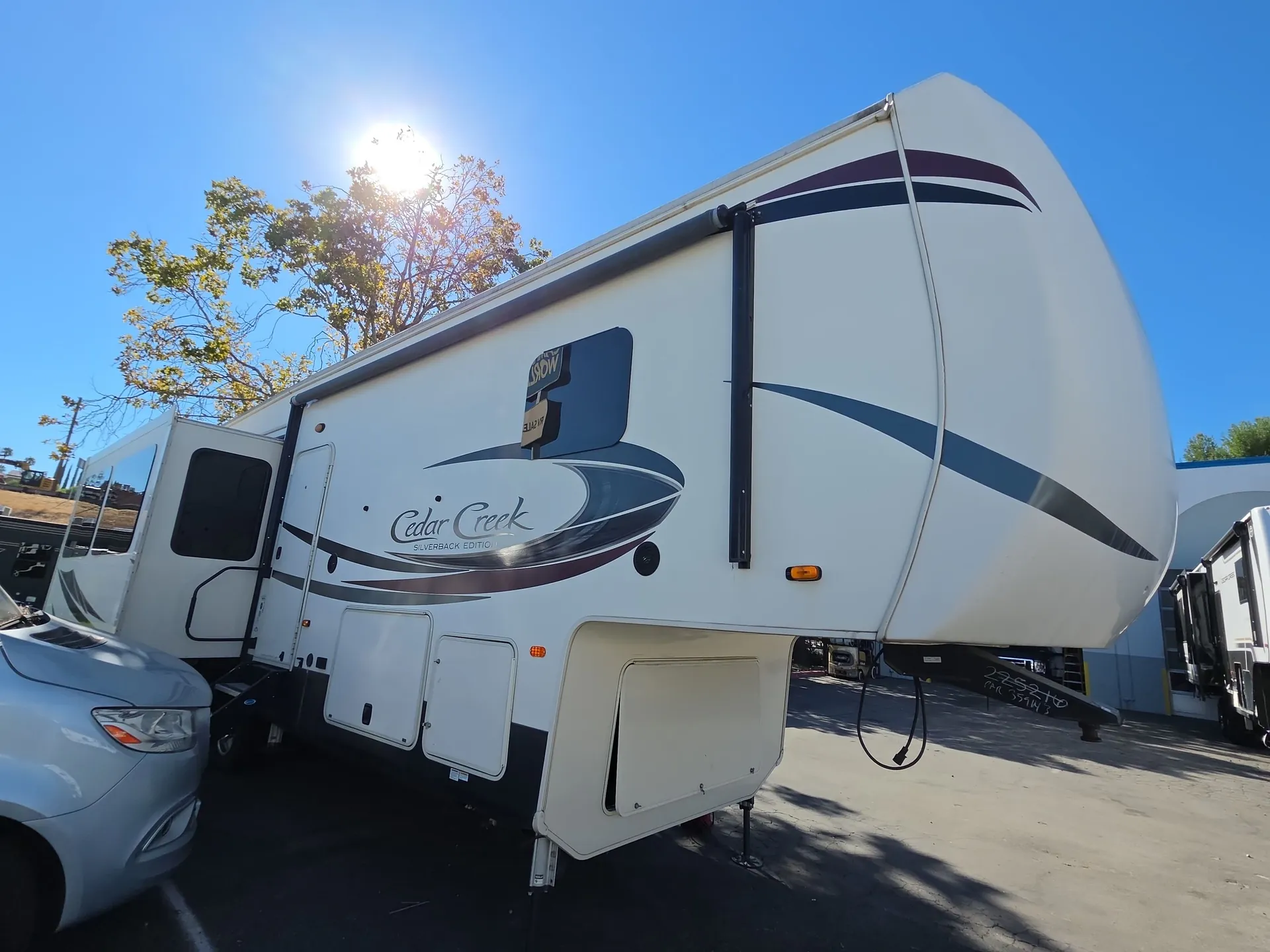 2020 Forest River Cedar Creek Silverback 29IK — campside