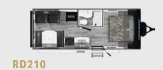 Heartland Pioneer RD210 floor plan