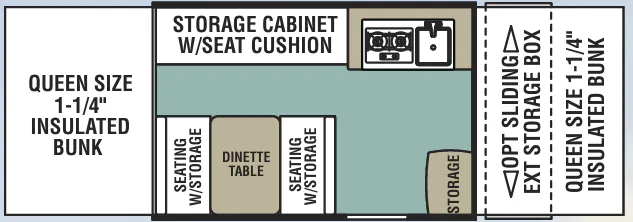 Forest River Viking V-Trec V1 floor plan