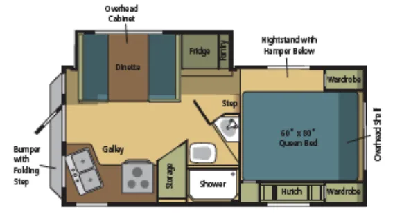Adventurer Eagle Cap 995 floor plan