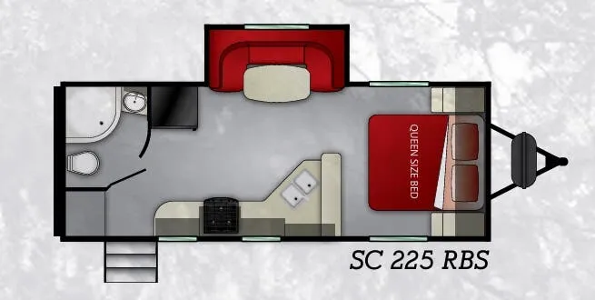 2019 Cruiser RV Shadow Cruiser 225RBS floor plan
