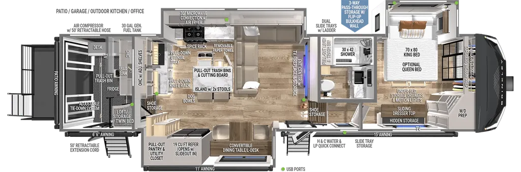 2025 Brinkley Model G 3250 floor plan